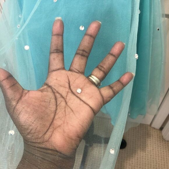 Baby Online Dress mini blue jeweled rhinestone prom homecoming dress - Picture 8 of 16